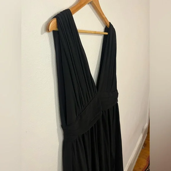 LULUS Heavenly Hues Black Maxi Dress Size XL - Picture 4 of 11